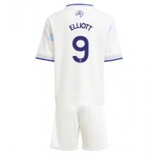 Aston Villa Harvey Elliott #9 Tredjedraktsett Barn 2025-26 Kortermet (+ korte bukser)